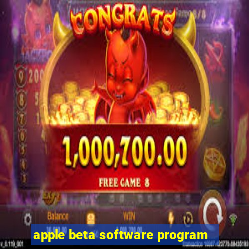 apple beta software program